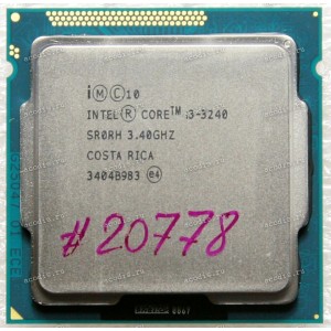 Процессор Socket LGA 1150 Intel Core i3-3240 (SR0RH) (2*3.4GHz, 2*256KiB, 3MiB, HD Graphics 2500, GPU 650-1050 MHz, 22 nm, 55W) SR0RH (L1), CM8063701137900, BX80637I33240, BXC80637I33240 (Asus p/n: 01001-002707DP) Процессор Socket LGA 1150 Intel Core i3-3240 (SR0RH) (2*3.4GHz, 2*256KiB, 3MiB, HD Graphics 2500, GPU 650-1050 MHz, 22 nm, 55W) SR0RH (L1), CM8063701137900, BX80637I33240, BXC80637I33240 (Asus p/n: 01001-002707DP)