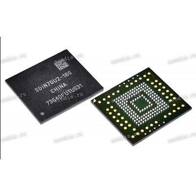 Микросхема SanDisk SDIN7DU2-16G 16GB 64Gb MLCx2 11.5*13-TFBGA153 (Asus p/n: 90NK00E0-R90020) ME372CG EMMC ANDROID TW/ASUS NEW original