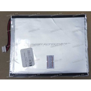 АКБ Li-Pol 3,7V 5150mAh 126x102x3,4 mm с контроллером 6 pin (34102126), разбор (Digma Plane 10.1)