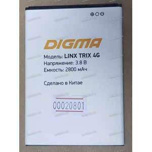 АКБ Digma Linx TRIX 4G LS5041PL (SP09449, 3,7v, 2800mAh)