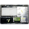 Palmrest Asus K61IC тёмно-коричневый глянец (13N0-ESA0701)