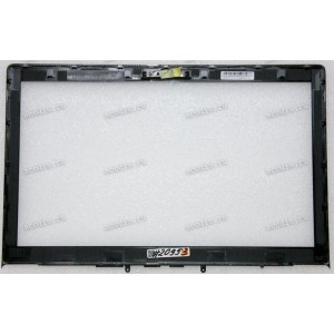Верх. кр. рамка Asus G501, N501JM-2B чёрная матовая, красный кант (90NB07D3-R7B010)