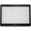Верх. кр. рамка Toshiba A300-1GY, A300-29U, A300D чёрная (B0249014S101)