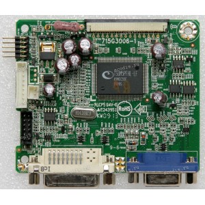 Mainboard NEC 19,0" 1280x1024 LCD195NX-BKBK (L194L2) (E243951) (715G3006-1) V1.02 (chip TSUM5PFHL-LF A5MEC55E 0909S)