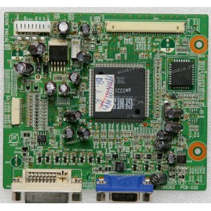 Mainboard NEC 19,0" 1280x1024 LCD1970NX-B12-2(L), LCD1970NXp-BK-3 (G)  (L194RH) (E157925) (J2060302 PCB-030) Chips сильно заклеен