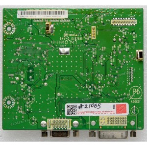 Mainboard NEC 19,0" 1280x1024 LCD1970NX-B12-2(L), LCD1970NXp-BK-3 (G)  (L194RH) (E157925) (J2060302 PCB-030) Chips сильно заклеен