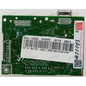 Mainboard Samsung 17,0" 1280x1024 743N (LS17MYAEB/EDC) (BN41-00877A) (chip MY17ADCFA)