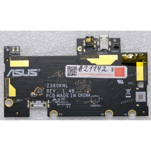 MB Asus ZenPad 8.0 Z380KNL MAIN_BD._1G/M8916/AS (eMMC 16G) (S)/S1/P024_2 (90NP0240-R00160) Z380KNL REV. 1.4B, 1 чип  SK hynix H9TQ17A8GTMC URKUM 629A, QUALCOMM MSM8916 6VV