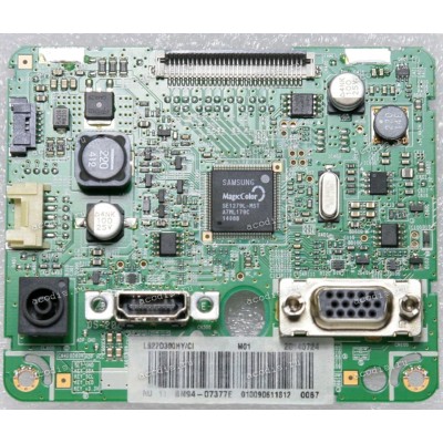 Mainboard Samsung 21,5" 1920x1080 S22D300H (LS22D300HY/RU) (BN41-02118B) (BN41-02118) REV: MP1.0 (CHIP Samsung SE1279L-MST)