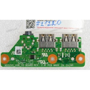 USB & Audio board Asus N552VX (p/n 90NB09P0-R10010)