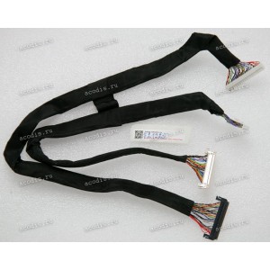 LCD LVDS шлейф мониторный 30 pin, шаг 1.0 mm, длина 450 mm Asus LCD Monitor PB278Q, PB278QR (p/n 14004-01180300)