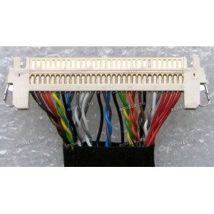 LCD LVDS шлейф мониторный 30 pin, шаг 1.0 mm, длина 340 mm Asus LCD Monitor VX279H, VX279H-J, VX279H-W, VX279N, VX279N-W, VX279Q, VX279Q-W (p/n 14011-00240300)
