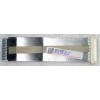 LCD LVDS FFC шлейф мониторный 30 pin обратный, шаг 1.0 mm, длина 132 mm Asus All In One ET2040INK, ET2040IUK (p/n 14004-00730800), с замками с двух сторон