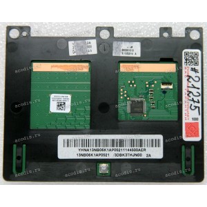 TouchPad Module Asus N751JK, N751JX (p/n 90NB06K1-R91000, 13NB06K1AP0521) with holder with light silver cover