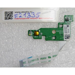 Power Button board & cable HP Pavilion G6-2000 (p/n DAOR33PB6E0) REV: E