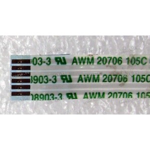 FFC шлейф 6 pin обратный, шаг 1.0 mm, длина 112 mm Power board HP Pavilion dv6-3000