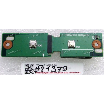TouchPad Mouse Button board Toshiba Satellite A100 (p/n: 6050A2045301) 