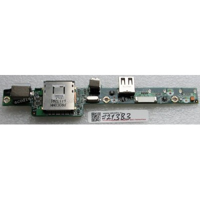 USB & CardReader & Firewire & LAN Jack board Fujitsu Siemens Amilo M3438G, Xi 1554 ( p/n 35G3P7200-C0)