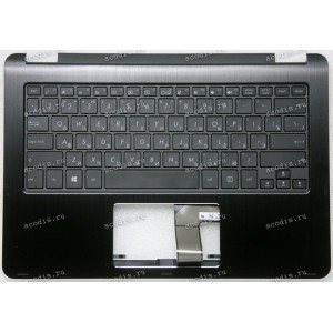 Keyboard Asus TP301UA-1A чёрный матовый, русифицированный  (90NB0AL1-R30200, 13NB0AL1AM0101) + Topcase