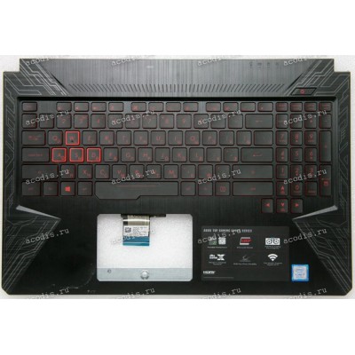 Keyboard Asus FX504G черная (3BBKLTAJNM0) + Topcase