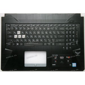 Keyboard Asus FX505 чёрный матовый, русифицированный (13N1-6EA0411, 13NR00Z1AP0101) + Topcase