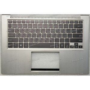 Keyboard Asus UX32V серебро (13GNP01AM052-1, 13N0-MYA0421) + Topcase