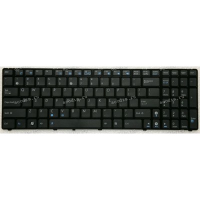 Keyboard Asus K52 нерусифицированная, чёрная (04GNV32KUS00-3, 0KN0-E02US03)