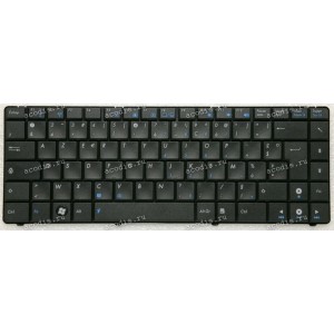 Keyboard Asus F82, F82A, F82Q, K40, K40AB, K40AC, P30A, P80A, P80IJ, X8, X8AAB, X8AAB нерусифицированная, чёрная (04GNQW1KFR00-1, 0KN0-CX1FR01)