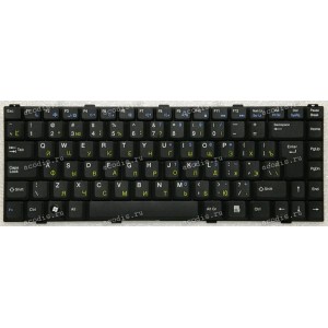 Keyboard Asus S62J, S96, S96S, S96J, S96F, Z62, Z62E чёрная, русифицированная (04GNI51KRU20)