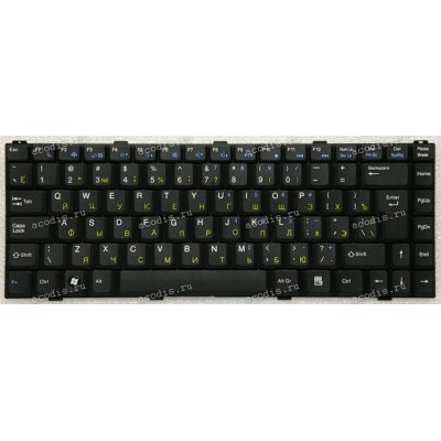 Keyboard Asus S62J, S96, S96S, S96J, S96F, Z62, Z62E чёрная, русифицированная (04GNI51KRU20)