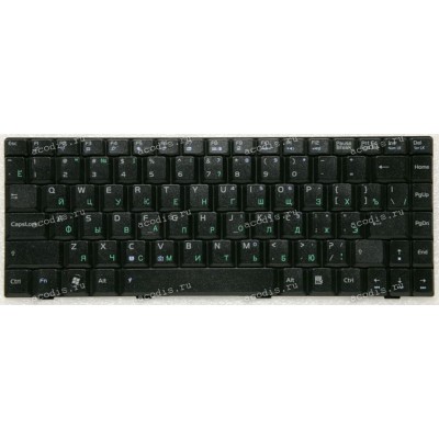 Keyboard Asus F6, F6A, F6V, F9, F9F черная, металлик, русифицированная (0KN0-881RU01, 04GNGD1KRU00)