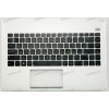 Keyboard Asus X401U-1B чёрная матовая, белый topcase (13GN402AP0201, 90R-N402K1J80U) + Topcase