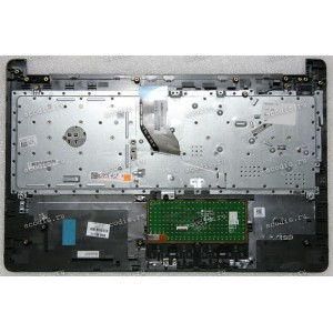 Keyboard HP 250 G6, 255 G6, 15-bs, 15-bw серый матовый,  русифицированная (AP204000E00, AP204000E20, 2B-AB316C211, PK132044A05, AM204000100, 929906-251, CP:FA204000W20#2, Synaptics 920-00338802RevA, TM-03320-001, HT739D0, AM204000110) +Topcase TOP COVER D