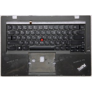 Keyboard Lenovo ThinkPad X1 Carbon 2 серый матовый (04X6511, 6M.4LYCS.147, 60.4LY09.006, MP-13F53SUJ442A, MQ-68SU, 0C45092) original NEW
