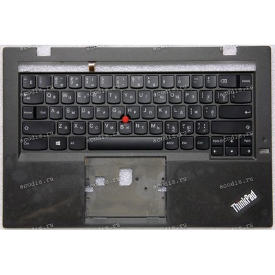 Keyboard Lenovo ThinkPad X1 Carbon 2 серый матовый (04X6511, 6M.4LYCS.147, 60.4LY09.006, MP-13F53SUJ442A, MQ-68SU, 0C45092) original NEW