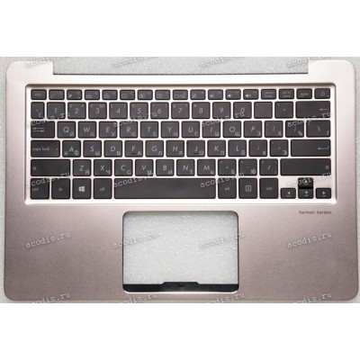 Keyboard Asus UX330CA-1C розовый металлик, русифицированная (90NB0CP2-R32RU0) + Topcase