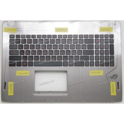Keyboard Asus GL502VSK-1E серый металлик, русифицированный  (90NB0DD6-R31RU0)+ Topcase