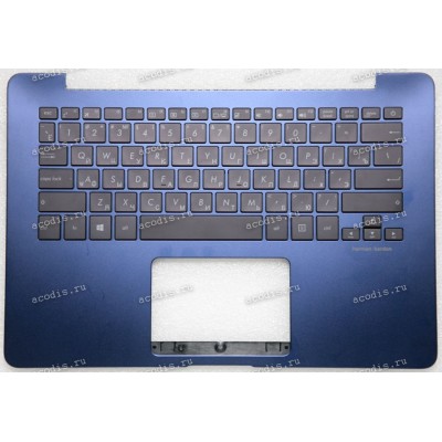 Keyboard Asus UX430UAR-1B тёмно-синий, русифицированный (90NB0EC2-R33RU0)+ Topcase