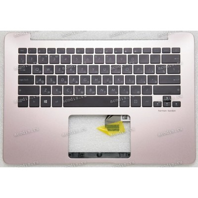 Keyboard Asus UX430UN-1C, UX430UA-2C розовый, металлик, русифицированный (90NB0EC4-R30RU0, 90NB0GH3-R30RU0)+ Topcase