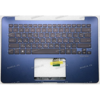 Keyboard Asus UX430UN-1B тёмно-синий, русифицированный (90NB0GH2-R30RU0)+ Topcase
