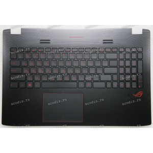 Keyboard Asus GL552VW-1A  черная, русифицированная (90NB09I1-R31RU0, 13N0-RZA0F41, 13NB07Z1AP0341)+ Topcase
