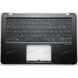 Keyboard Asus UX360UA-1C чёрная матовая, русифицированная (90NB0C03-R30RU0)+ Topcase