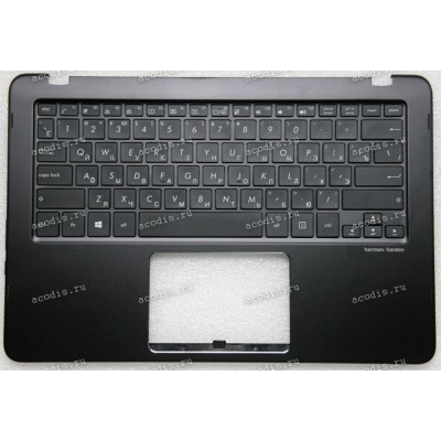 Keyboard Asus UX360UA-1C чёрная матовая, русифицированная (90NB0C03-R30RU0)+ Topcase