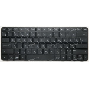 Keyboard HP Pavilion dm1, dm1-3000 чёрная матовая, русифицированная (626389-251, SG-45100-XAA, 635318-251) 
