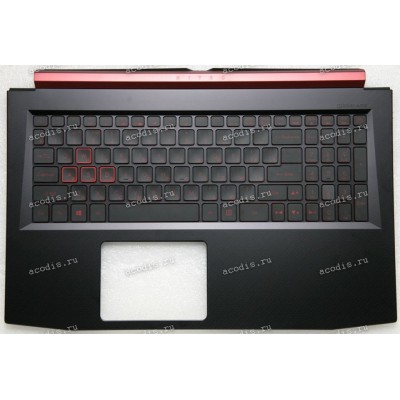 Keyboard Acer Nitro 5 AN515-51, AN515-52-76x9, AN515-54-51CU чёрно-красная матовая русифицированная (AP290000400, FA290000200, LG5P_A52BRL, NKI1513067, 92904F9AK201) + Topcase Original NEW