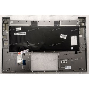 Keyboard HP Zbook Studio G7, G8 (M14605-251, 7H2090, M15918-251, AM2VB000620, PK132VB1B05, SG-A2210-XAA) русифицированная чёрная матовая в тёмно-серебристом топкейсе с подсветкой Keyboard HP Zbook Studio G7, G8 (M14605-251, 7H2090, M15918-251, AM2VB000620, PK132VB1B05, SG-A2210-XAA) русифицированная чёрная матовая в тёмно-серебристом топкейсе с подсветкой