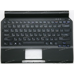 Keyboard Sony VGN-TT7 чёрный матовый,  русифицированная (4-104-124) + Topcase