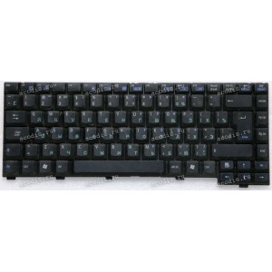 Keyboard Asus M6800N чёрная матовая, русифицированная (K000962R1, 04-N951KRUS0)