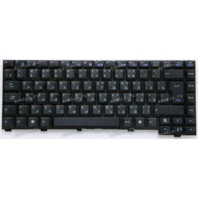 Keyboard Asus M6800N чёрная матовая, русифицированная (K000962R1, 04-N951KRUS0)