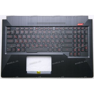 Keyboard Asus FX503VM-2C чёрный матовый, русифицированная (90NR0GP1-R31RU0, 3BBKLTAJN80, EABKL0100-10-2) + Topcase Keyboard Asus FX503VM-2C чёрный матовый, русифицированная (90NR0GP1-R31RU0, 3BBKLTAJN80, EABKL0100-10-2) + Topcase